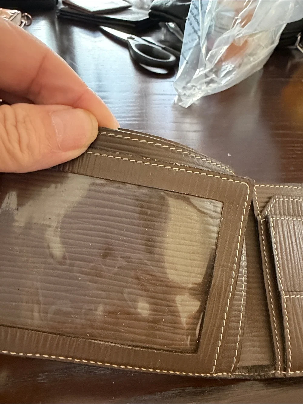 FENDI Brown Monogram Canvas Wallet - Slim Bi-Fold